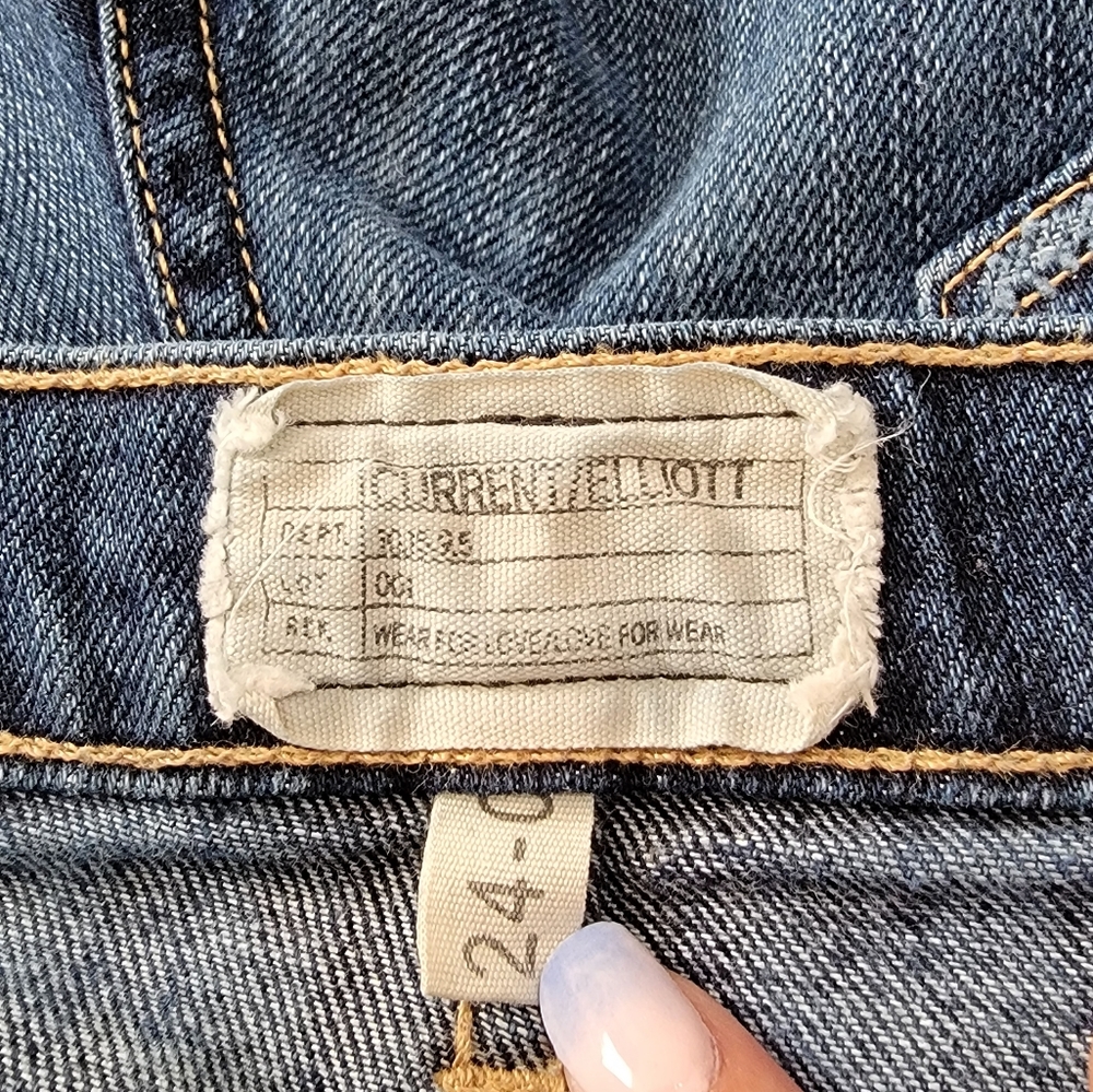 Current Elliott Cropped Straight Court Coupe Droite Jeans - Picture 14 of 14